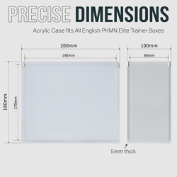Premium Pokemon ETB Acrylic Case Magnetic Elite Trainer Box Case - FREE SHIPPING - Image 3
