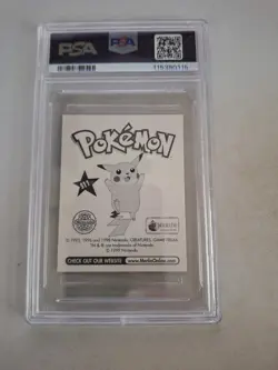 1999 Merlin Pokemon Meowth Prism #S11 PSA 10. POP 19 - Image 2