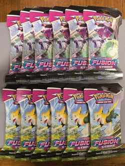 Pokemon Fusion Strike Sleeved Booster Packs X12 - Image 1