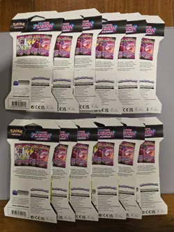 Pokemon Fusion Strike Sleeved Booster Packs X12 - Image 2
