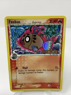 Feebas (Delta Species) - 49/101 - Pokemon Dragon Frontiers Reverse Holo Rare NM - Image 1