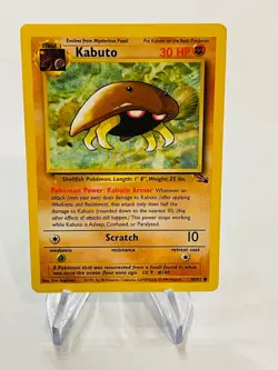 KABUTO 1999 Pokemon Fossil Set Common POKEMON 50/62 - Image 1
