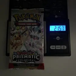 VERY HEAVY! 21.57g Prismatic Evolutions Pokemon TCG Booster Pack (SEALED)✅ - Image 1
