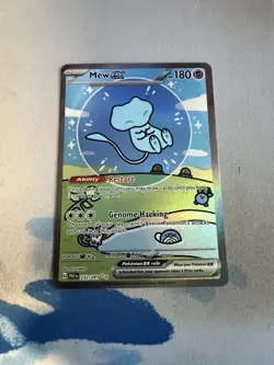 Pokemon Mew EX TCG Card 232/091 Paldean Fates Bubble Mew - Image 2