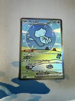 Pokemon Mew EX TCG Card 232/091 Paldean Fates Bubble Mew - Image 3