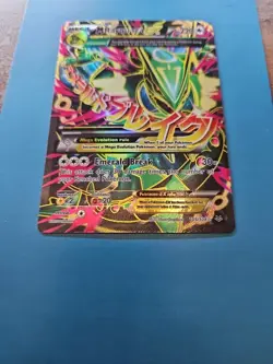 Mega Rayquaza EX Full Art Ultra Rare Card Roaring Skies 105/108 LP Condition - Image 2