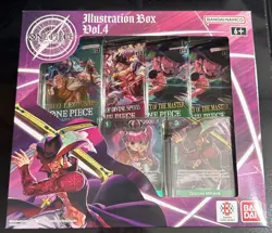 2025 One Piece Card Game Illustration Box Vol 4 Bandai NEW SEALED - Image 1