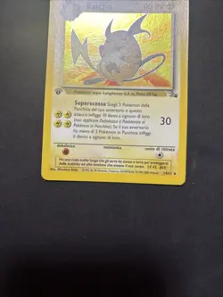 Pokemon Card Raichu 14/62 1St - Fossil -ita-Holo-Nm! - Image 3