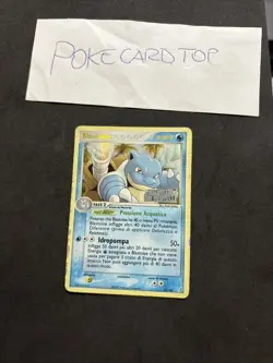 Pokemon Card Blastoise 14/100-Ex Guardiani dei Cristalli-Stamped-Ita-Holo-Exc! - Image 1