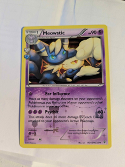Meowstic Pokemon Card XY Series Holo Rare Radiant Collection RC15/RC32 2016 - Image 1