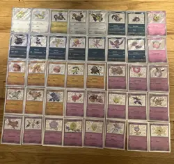 Pokemon 40 Card Paldean Fates Lot Ft Cleffa & More - Image 1