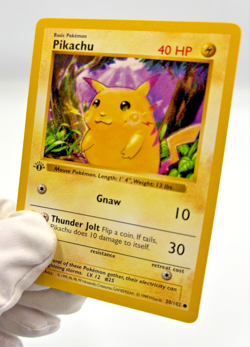 Pokemon Cards - 1st Edition Shadowless Pikachu 58/102 - Base Set Yellow Cheeks - Image 4