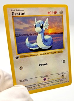 Pokemon Cards - 1st Edition Shadowless Dratini 26/102 - Base Set - Image 3
