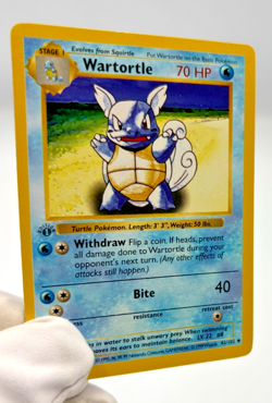 Pokemon Cards - 1st Edition Shadowless Wartortle 42/102 - Base Set - Image 3