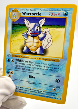 Pokemon Cards - 1st Edition Shadowless Wartortle 42/102 - Base Set - Image 4