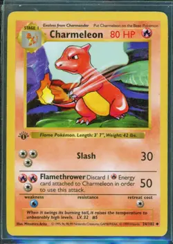 Pokemon Cards - 1st Edition Shadowless Charmeleon 24/102 - Base Set - Image 1