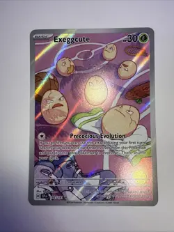 Pokemon TCG Exeggcute 192/191 Surging Sparks Illustration Rate Holo Card Nm - Image 1