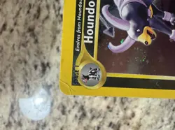 Neo Discovery Houndoom 4 / 75 Holo Rare W/ Mouth Swirl Pokemon Card - Read Desc. - Image 3