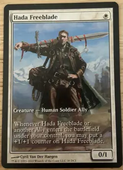Hada Freeblade (Game Day Extended Art) Promo NM Creature Special CARD - Image 1