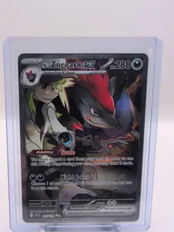 Pokemon TCG N's Zoroark EX Holo Card 185/159 Sv09: Journey Together - Image 1