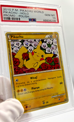 Pokemon Cards - PSA 10 Pikachu Polish - Pikachu World Promo - GEM MT - PSA10 - Image 3