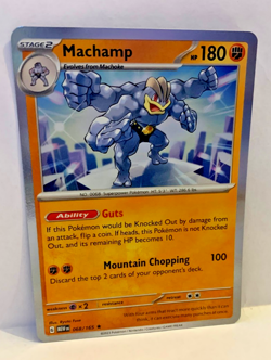 Machamp Pokemon Card - Holo Foil Rare - Mint Condition PSA 8+ - Image 1