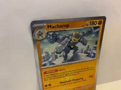 Machamp Pokemon Card - Holo Foil Rare - Mint Condition PSA 8+ - Image 3