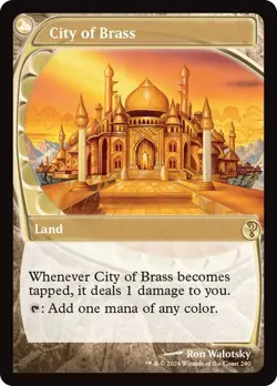 MTG - City of Brass - Future Sight Frame - MB2 - Magic the Gathering - Image 1
