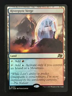 1x MTG Riverpyre Verge (Foil) - Aetherdrift (DFT) #260 - Magic the Gathering - Image 1