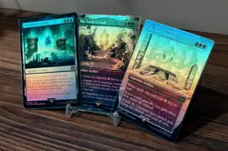 Magic The Gathering MTG #85 #330 #342 Wind Earth Water Crystal Foil NM - Image 1