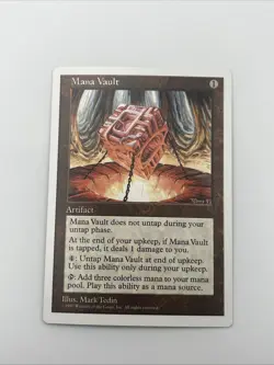 Mana Vault 5th Edition 1997 Near Mint Never Played Mtg Magic The Gathering Fifth - Image 4