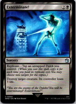 Magic the Gathering Exterminate! Doctor Who Commander MTG Free Shipping! - Image 1