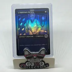 MTG Cyberman Patrol (Showcase) U Universes Beyond: Doctor Who 550 NM Foil - Image 1
