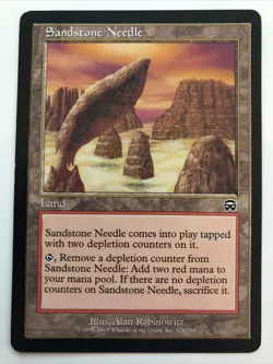 MTG Mercadian Masques Sandstone Needle 326/350 LP - Image 1