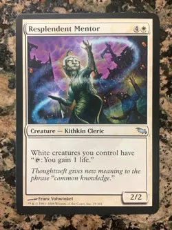 MTG Resplendent Mentor x1 Shadowmoor NM, Magic the Gathering - Image 1