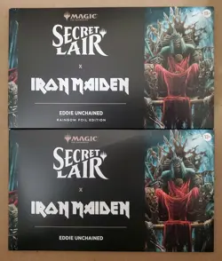 Secret Lair x Iron Maiden Eddie Unchained Foil and Non-Foil Edition IN HAND - Image 1