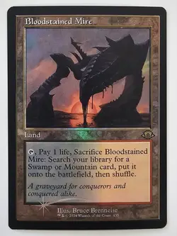 MTG Modern Horizons 3 Bloodstained Mire Retro Frame Foil - Image 1