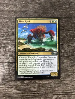 MTG 1x Risen Reef x1 LP Core Set 2020 - Image 1