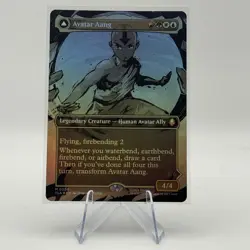 MTG Avatar - Avatar Aang (Borderless) [FOIL] - TLA - NM - Image 1