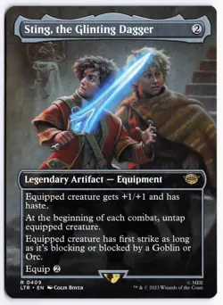 Sting, the Glinting Dagger (Borderless) R The Lord of the Rings NM - Image 1