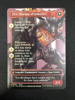 Clive, Ifrit's Dominant (BORDERLESS) Final Fantasy - Magic the Gathering - Image 2