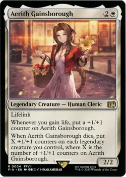Aerith Gainsborough - 0004 - Final Fantasy - MTG - NM/M - SHIPS NOW - Image 1