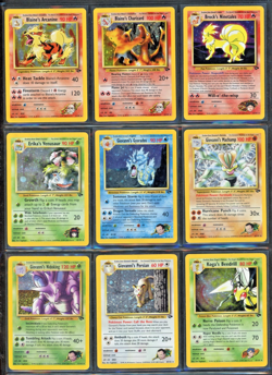 Pokemon Cards - Complete Gym Challenge Set - 132 Cards - Mixed Conditions - Image 1