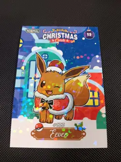 Pokemon 2024 Peru DKV Collectoons Christmas Set #15 Eevee Holo US Seller - Image 1