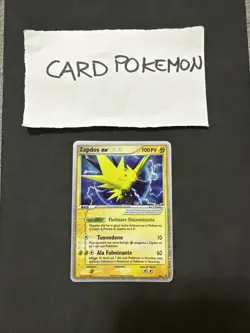 Carta Pokemon • Zapdos Ex Holo • Promo Black Star 033 • ITA Exc - Image 1