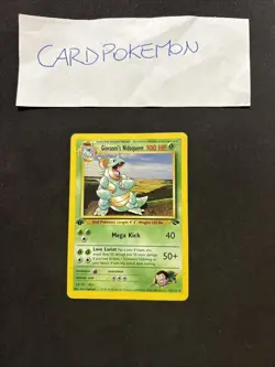 Pokemon Giovanni's Nidoqueen 23/132 1ST- No Holo-Gym Challenge-Exc! - Image 1