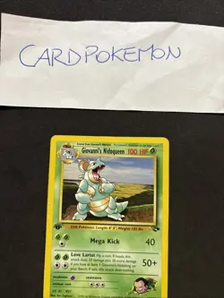 Pokemon Giovanni's Nidoqueen 23/132 1ST- No Holo-Gym Challenge-Exc! - Image 2