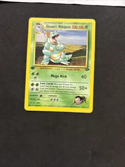 Pokemon Giovanni's Nidoqueen 23/132 1ST- No Holo-Gym Challenge-Exc! - Image 3