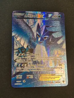 Pokemon Card Articuno EX 132/135 Plasma Storm Full Art Holo Black White LP 2012 - Image 3