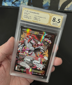 2015 POKEMON XY DOUBLE CRISIS - TEAM MAGMA'S GROUDON EX MSG 8.5 #15 - Portuguese - Image 3